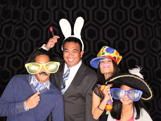 360 photo booth experience at event