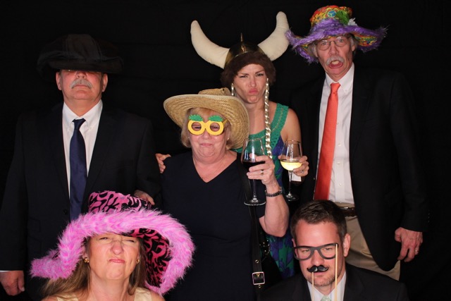 Black photobooth background