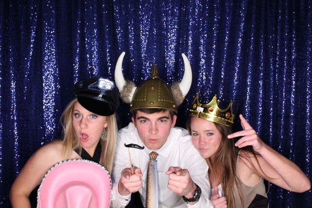 Navy Glitz photobooth background