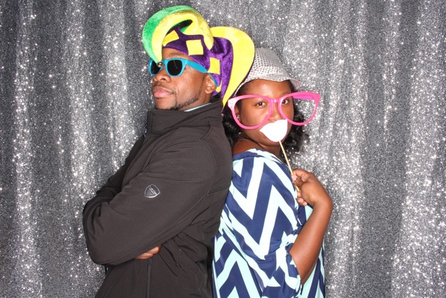 Silver Glitz photobooth background