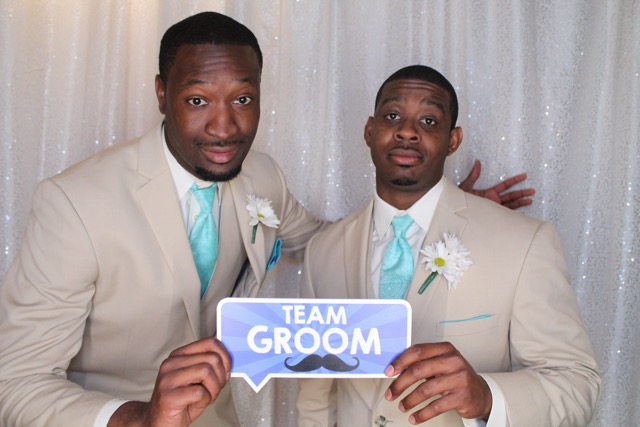 White Glitz photobooth background