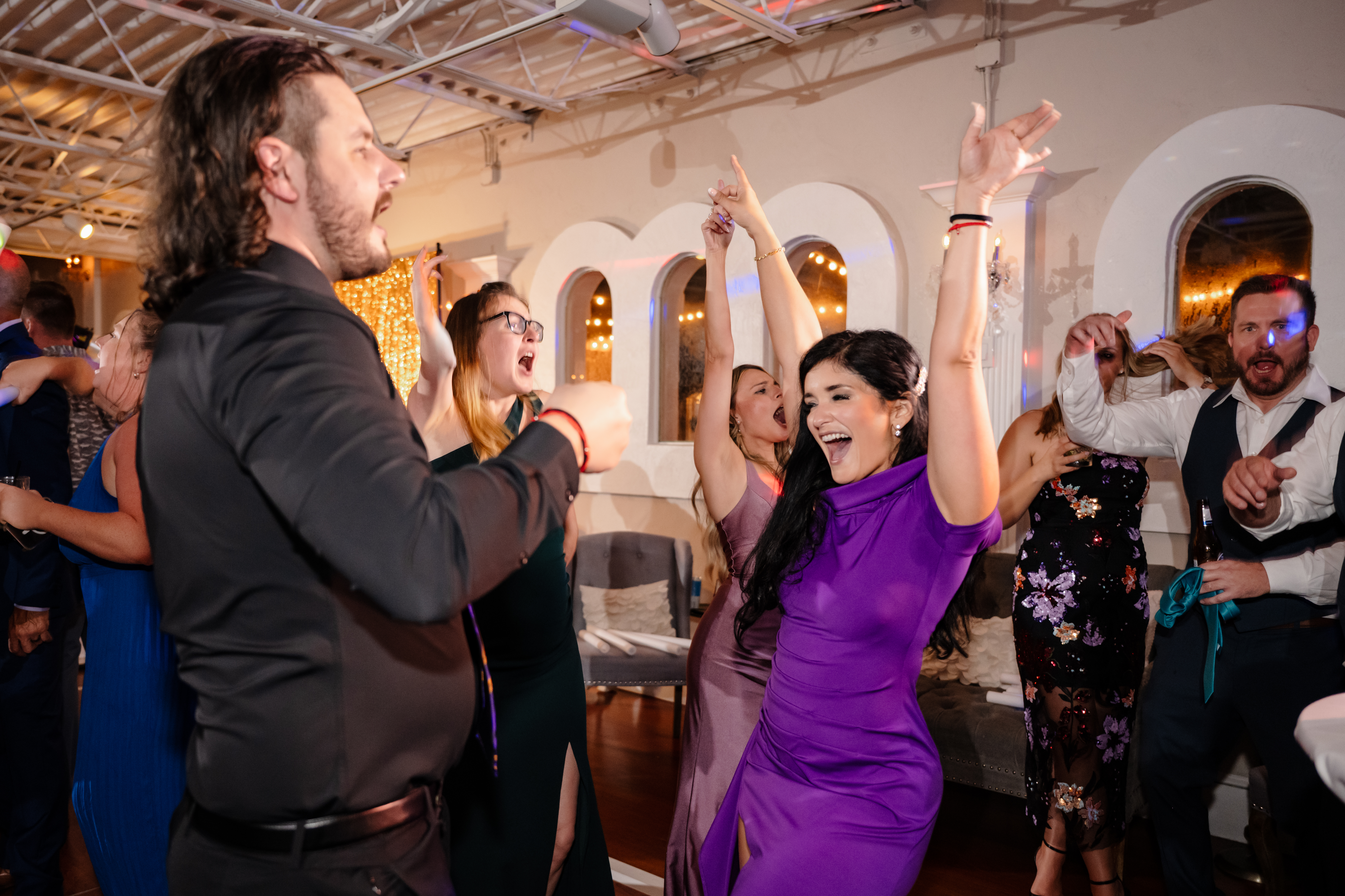 Corporate event entertainment timeline at Jacksonville FL venue