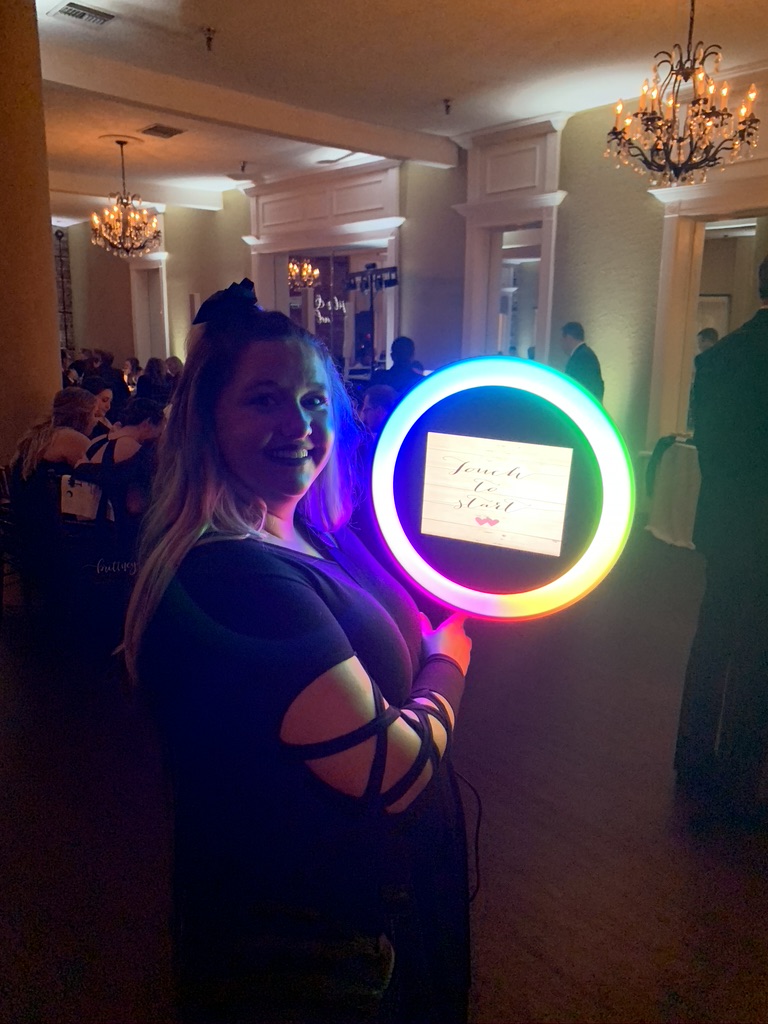 Social Ring Photobooth at Backyard Party