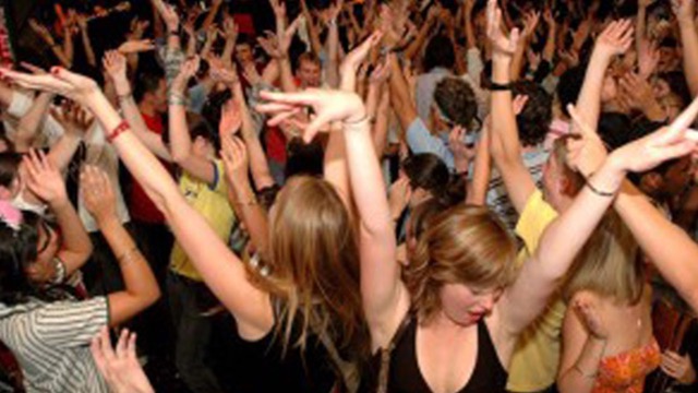 Fun private party with DJ and guests celebrating in Jacksonville