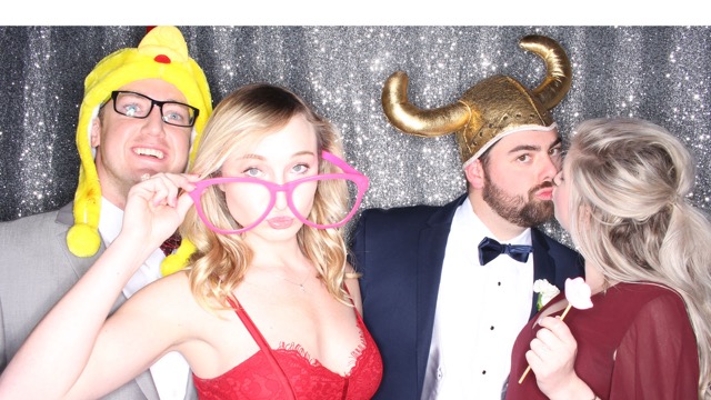 Fun photobooth at private birthday celebration in Jacksonville