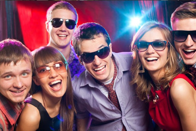 High school prom with DJ and lighting in Jacksonville