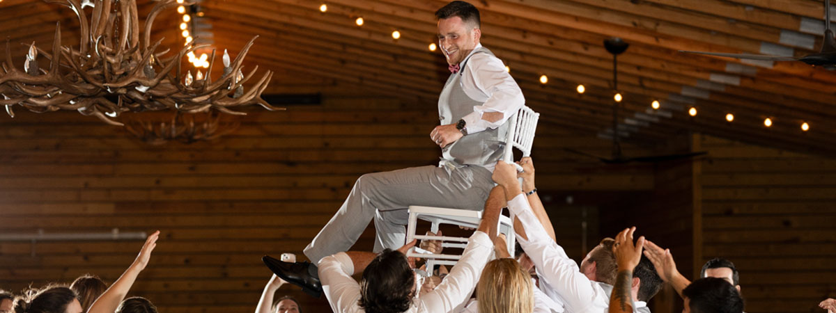 Wedding reception dance floor energy at Jacksonville and St. Augustine FL venue